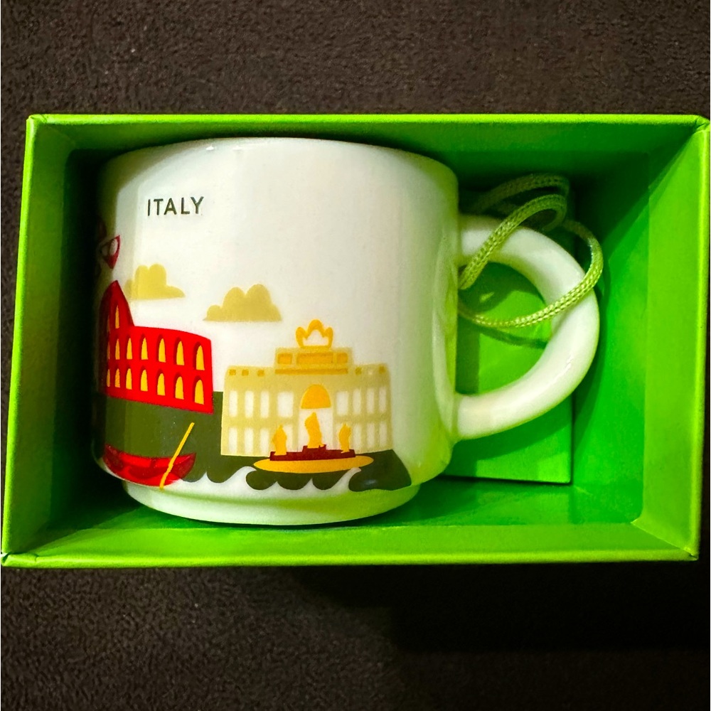 Starbucks Italy 2oz YAH ornament